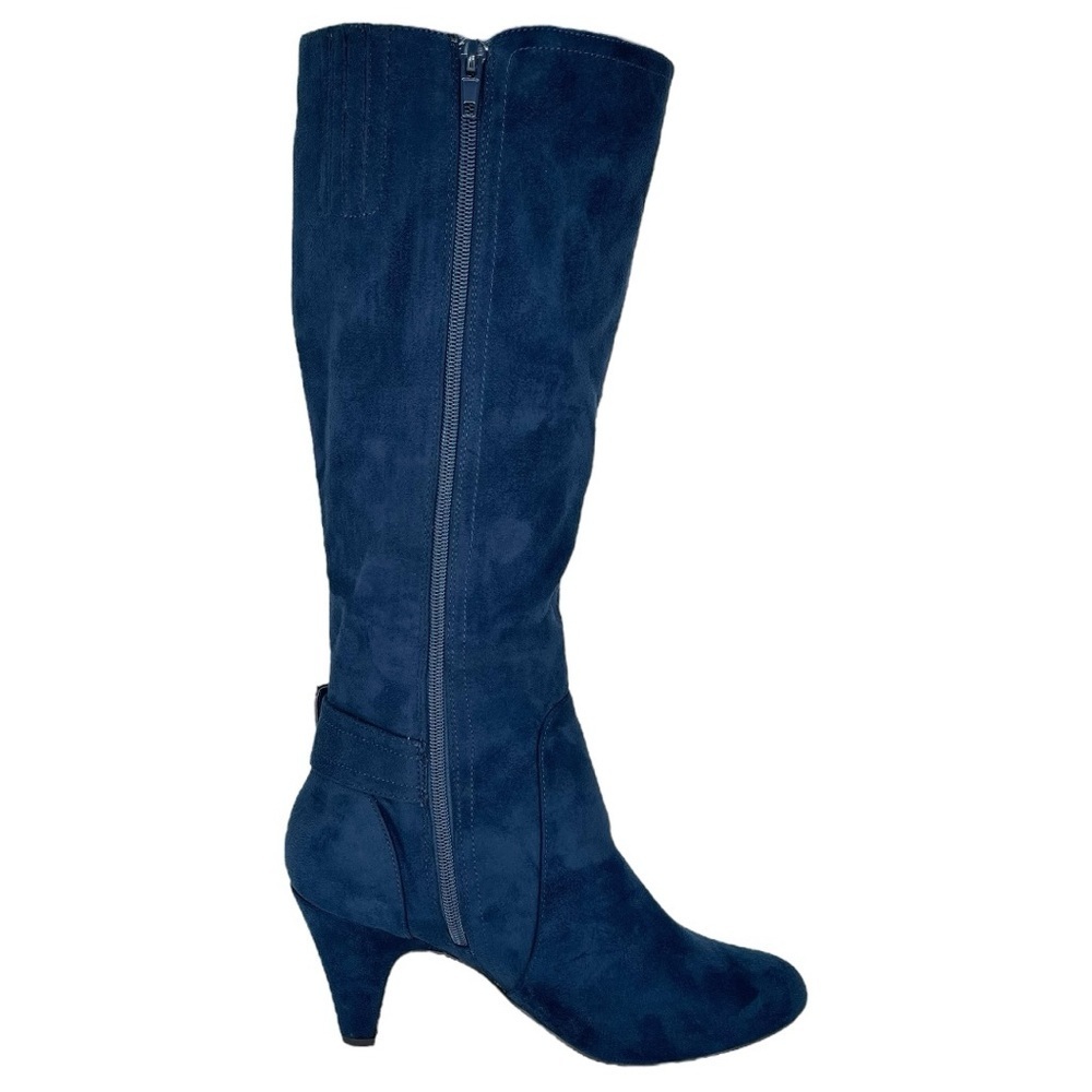Bella Vita Troy II Navy Microsuede Knee High Womens Boots Size 6.5M - Picture 5 of 11